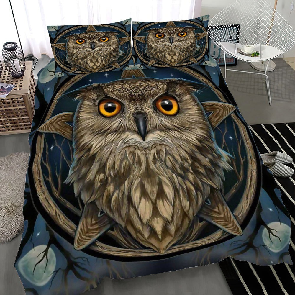 Owl Bedding Set Sheet Set Duvet Cover Owl Bedding Set For Adults