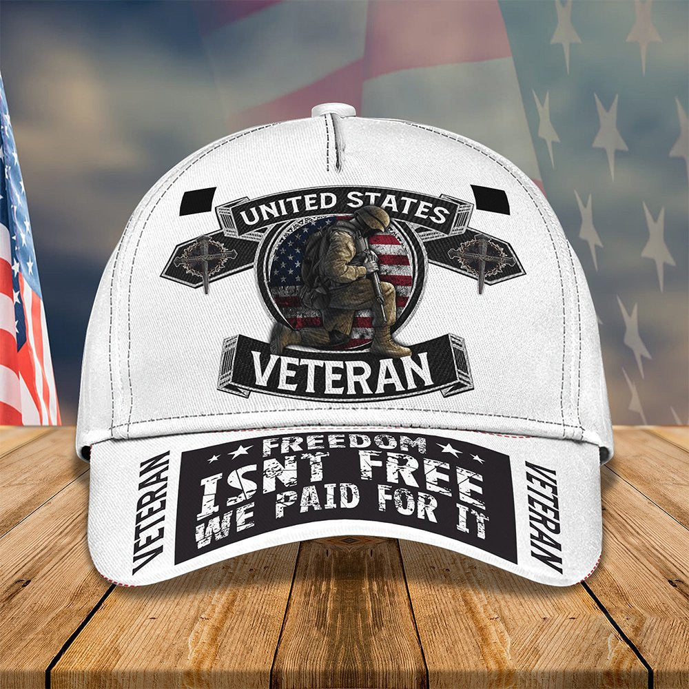 United States Veteran Hat Freedom Isn'T Free We Paid For It Veterans Day Presents