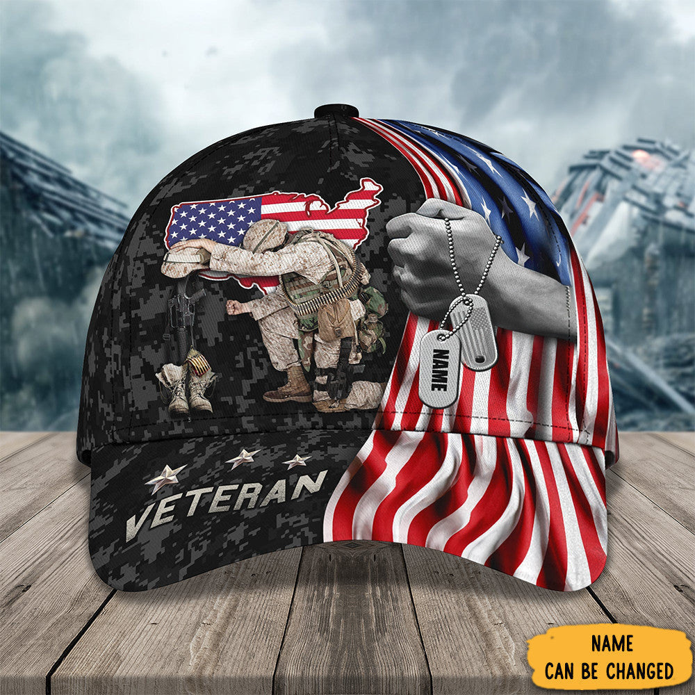 Personalized Veteran Hat American Flag Patriotic Gifts That Give Back To Veterans