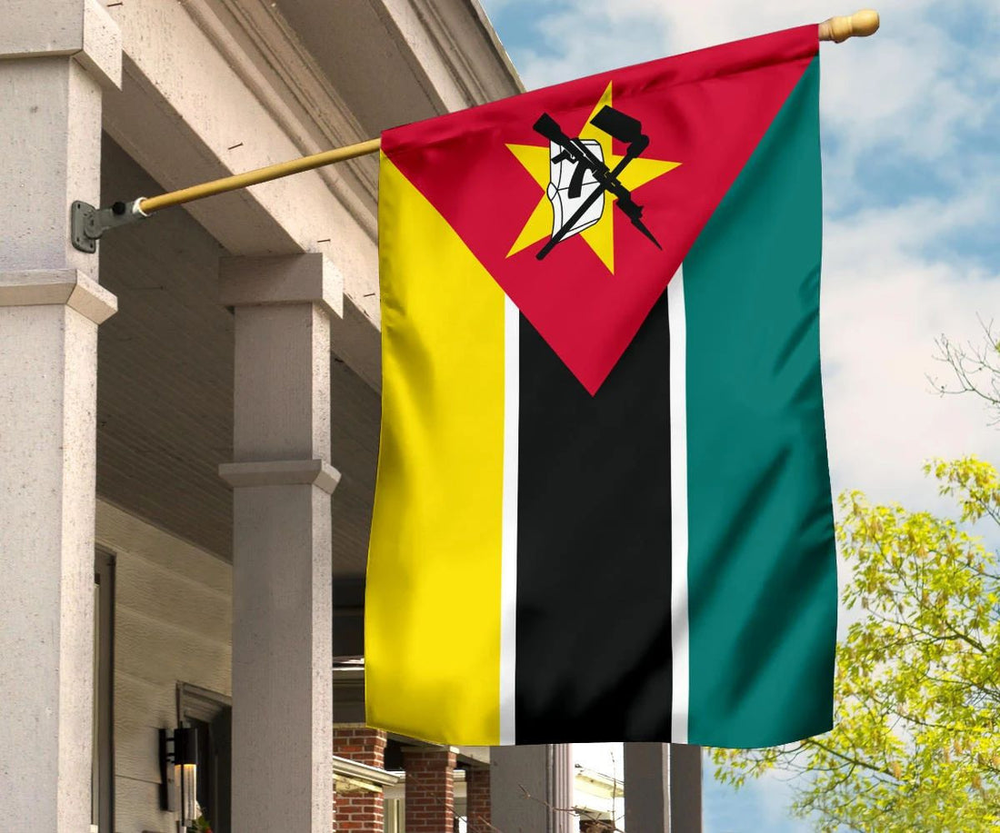 Mozambique Flag African Country Banner Republic Pennant Pride Flag African American Ornaments