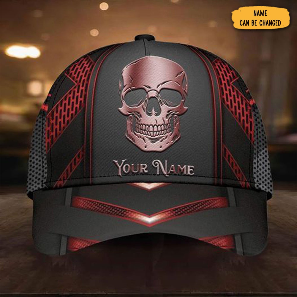 Personalized Skull Hat Cool Style Custom Hats Gifts For Skull Lovers
