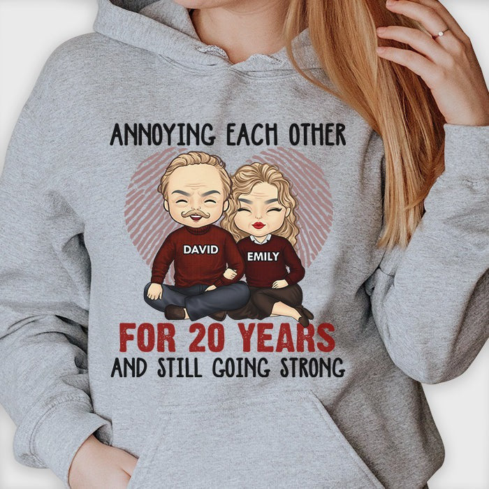 Annoying Each Other For 20 Years Hoodie His And Hers Hoodies Gifts For Valentine Day