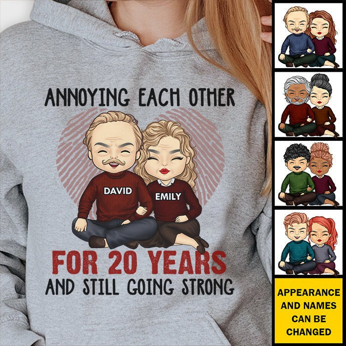Annoying Each Other For 20 Years Hoodie His And Hers Hoodies Gifts For Valentine Day