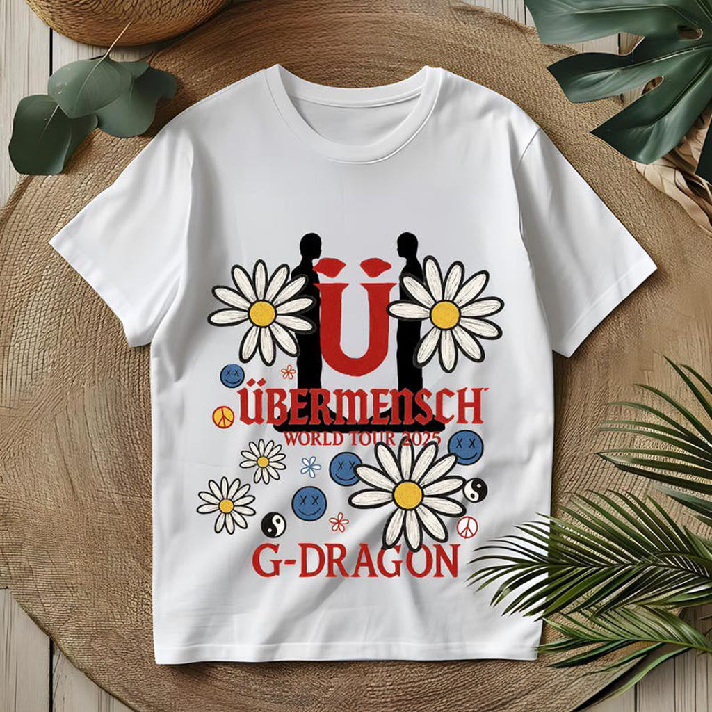 Gdragon World Tour Shirt, GDragon �bermensch World Tour Shirt, GDragon �bermensch 2025 Kpop,