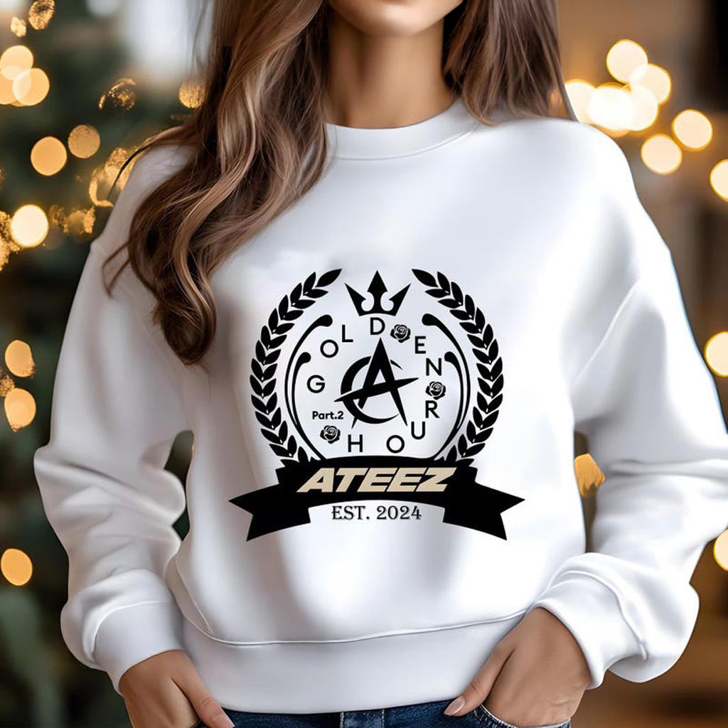 Ateez Ice on My Teeth Sweatshirt ATEEZ Golden Hour Part 2 Sweatshirt Ateez Towards The Light Will To
