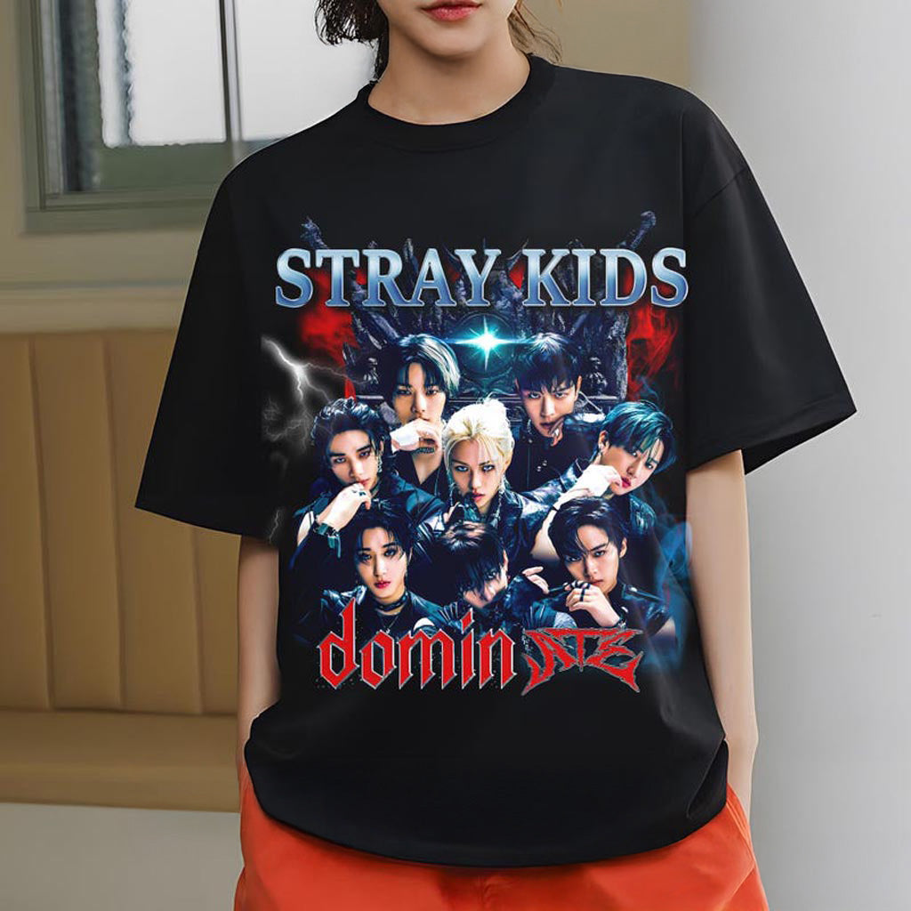 Retro Stray Kids Domiate World Tour T-shirt, Stray Kids World Tour Hoodie, Stray Kids Domiate (2)