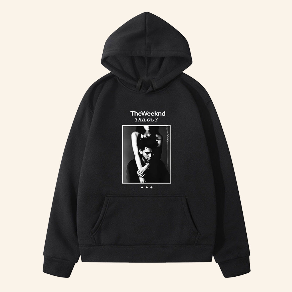 The Weeknd Merch The Weeknd Trilogy Album Cover XO Hoodie Gifts For Fans