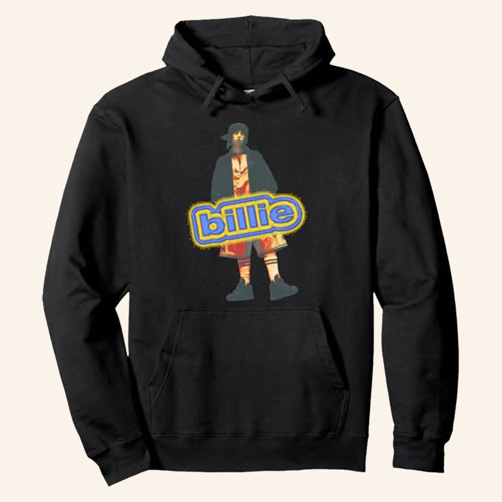Billie Eilish Merch Hit Me Hard And Soft Tour 2025 Hoodie Gradient Photo Hoodie Him Gifts