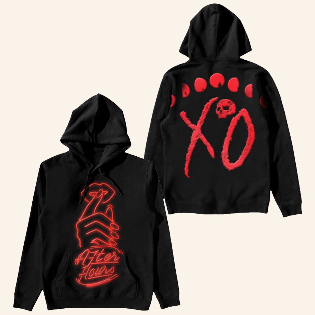 The Weeknd After Hours Til Dawn Tour Merch Hoodie After Hours Signage Hoodie Fans Gifts