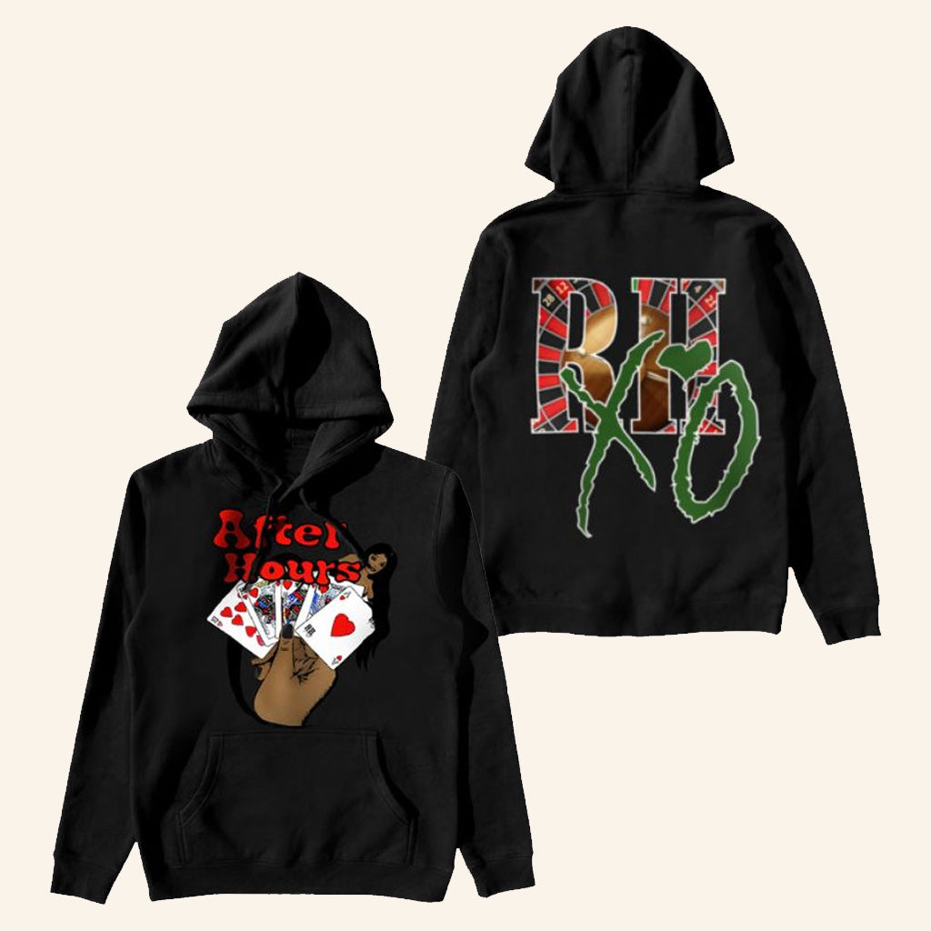 The Weeknd After Hours Til Dawn Tour Merch The Weeknd x Rhuigi After Hours Casino Hoodie'