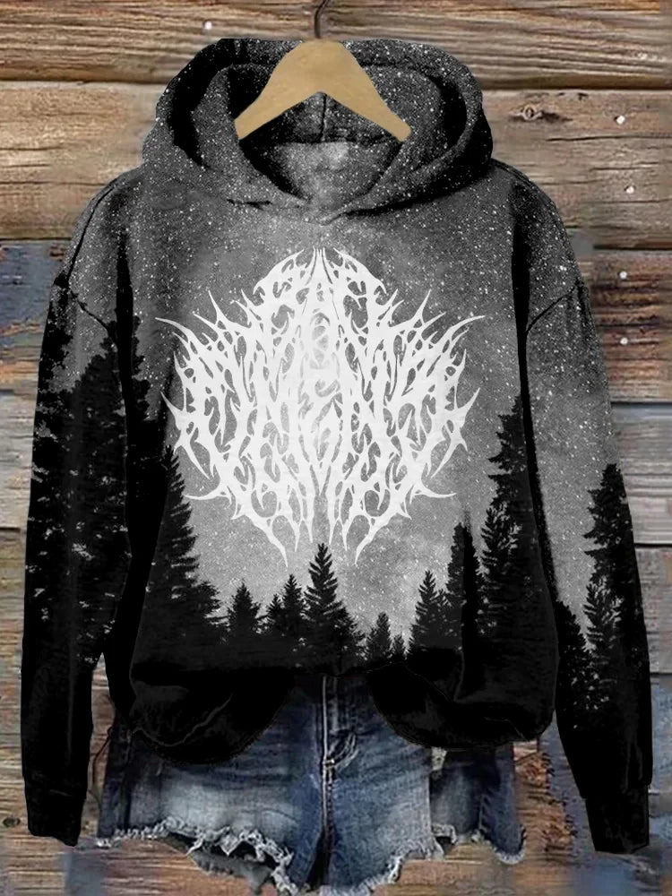 Bad Omens Hoodie Rock Band Inspired Bad Omens Merchandise Starry Art Hoodie