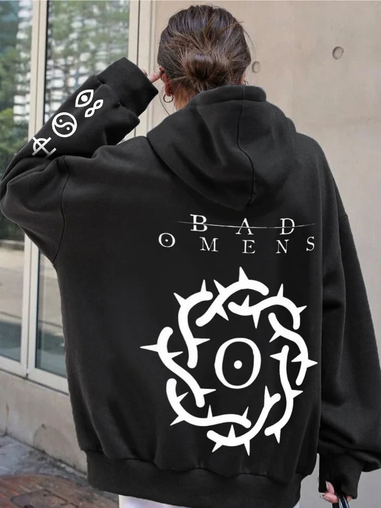 Bad Omens Hoodie Rock Band Inspired Vintage Hoodie For Rock Fan Bad Omens Merch