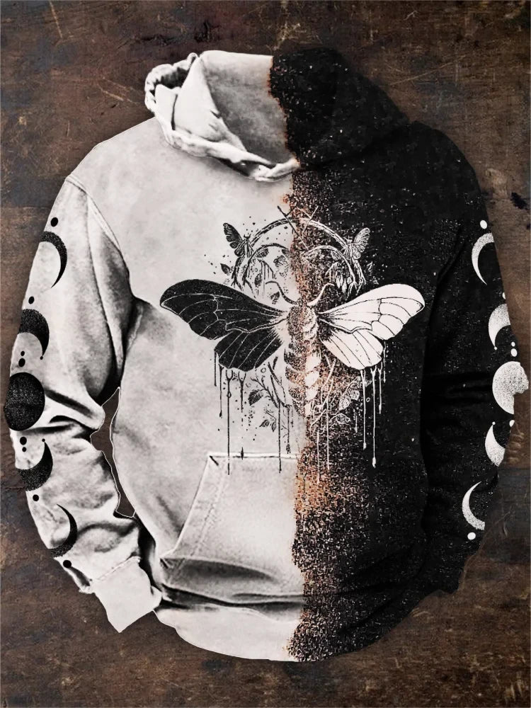 Bad Omens Hoodie Moon Phase And Moth Rock Band Inspired Hoodie Bad Omens Merch Men Gifts For Fans