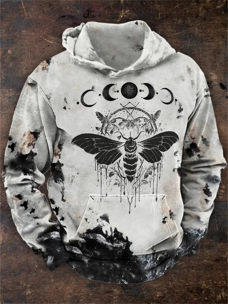 Bad Omens Tie Dye Hoodie Rock Band Inspired Moon And Moth Bad Omens Merchandise Gifts For Fans