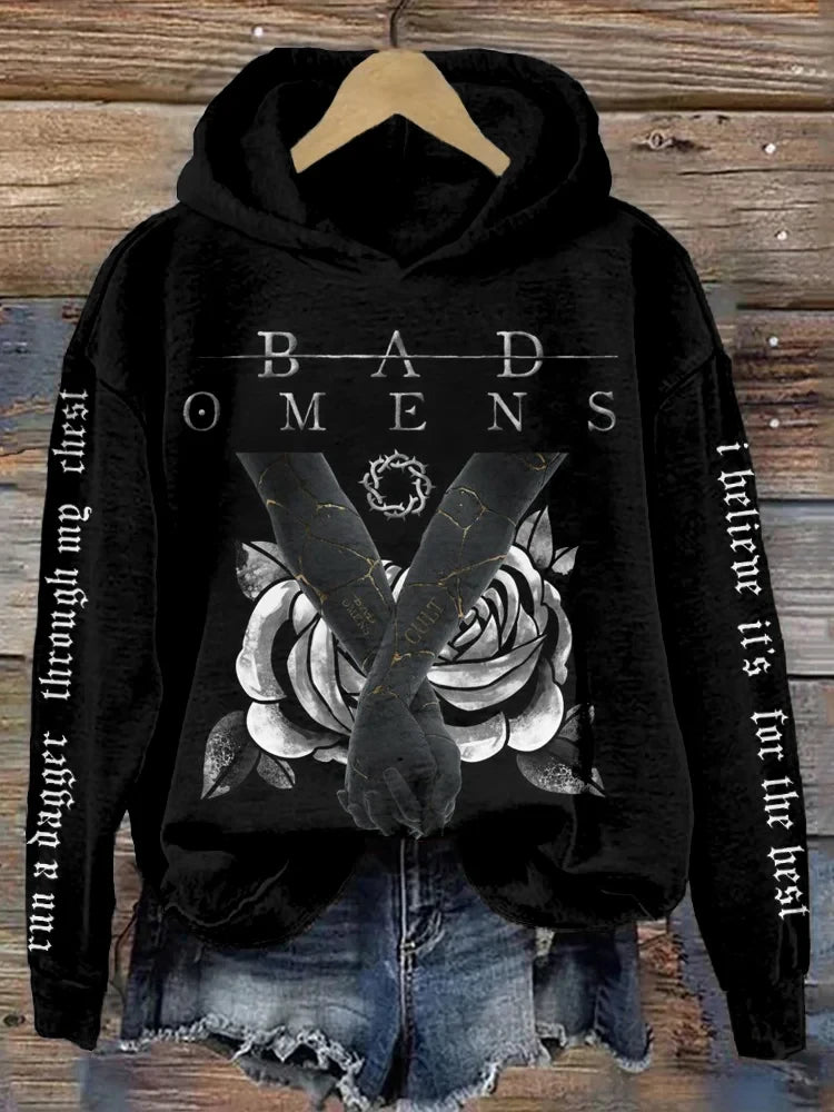 Bad Omens Hoodie Rock Band Inspired I Believe It's For The Best Hoodie For Fan Bad Omens Merch