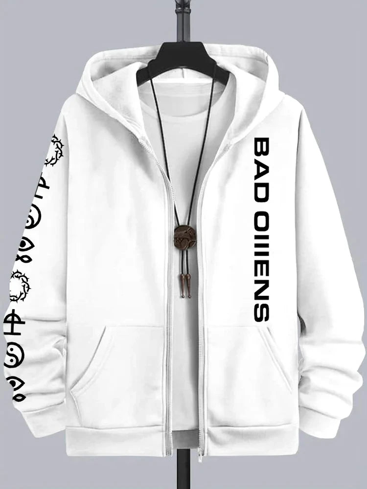 Bad Omens Zip Hoodie Rock Band Inspired Bad Omens Merch Gifts For Rock Lovers