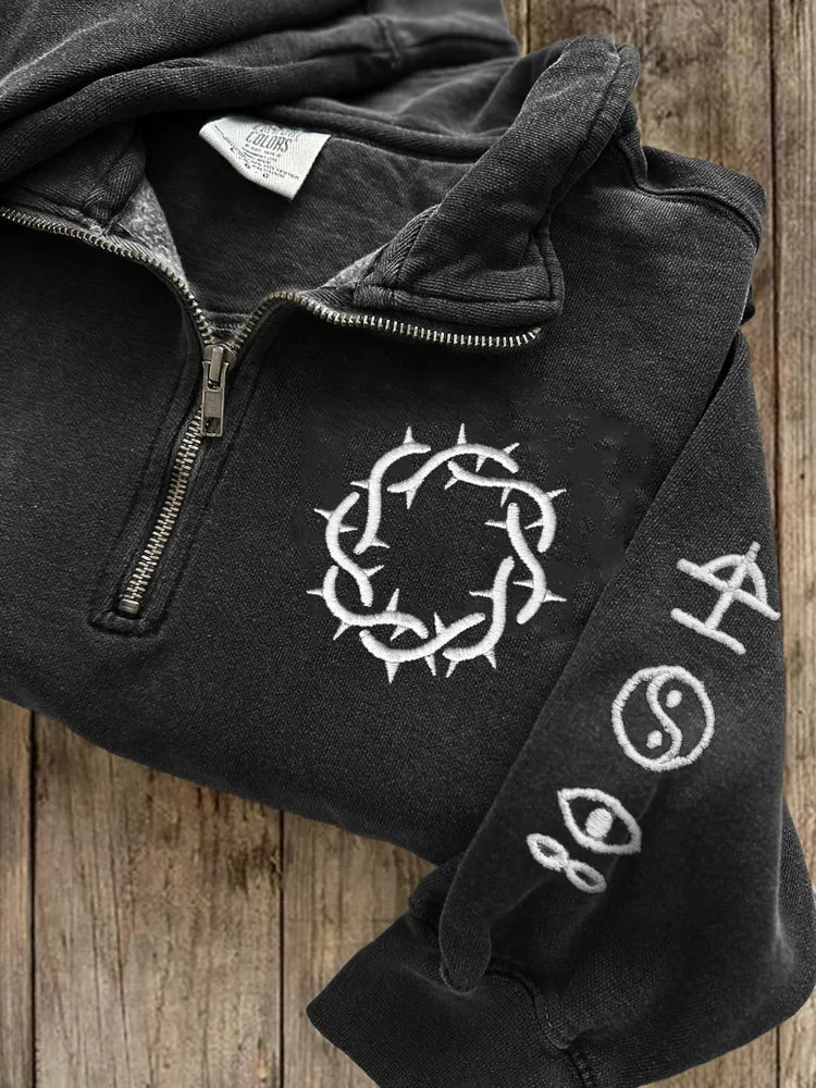 Bad Omens Zip Sweatshirt Mystic Rock Band Art Sweatshirt Bad Omens Merchandise