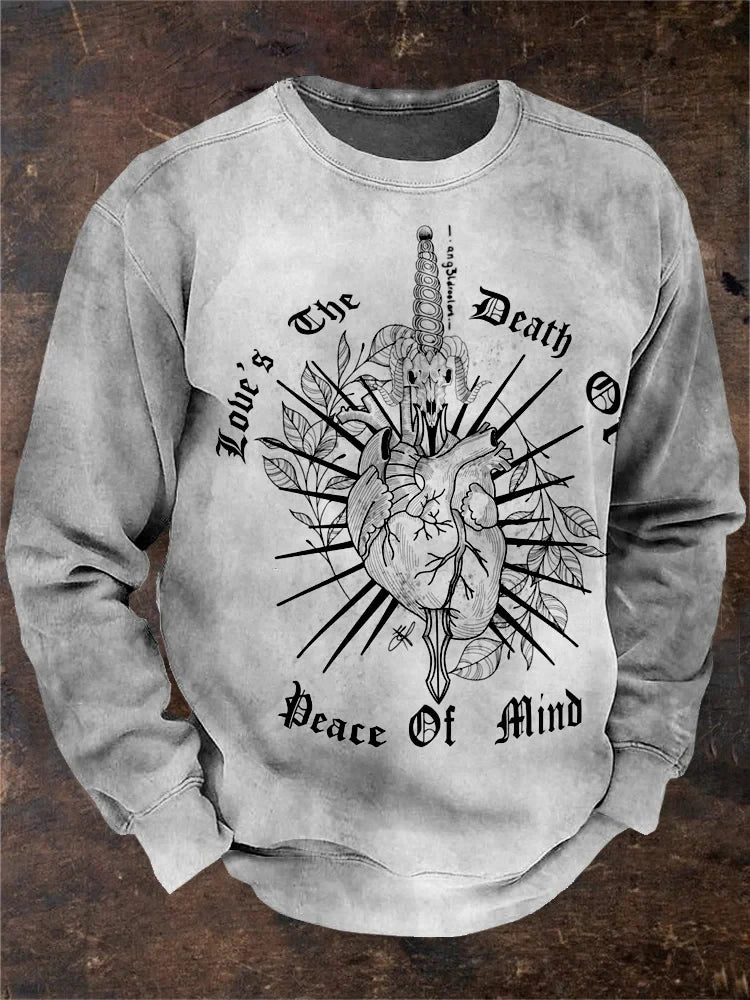Bad Omens Sweatshirt Rock Band Inspired Tie Dye Sweatshirt For Rock Fans Love's The Death