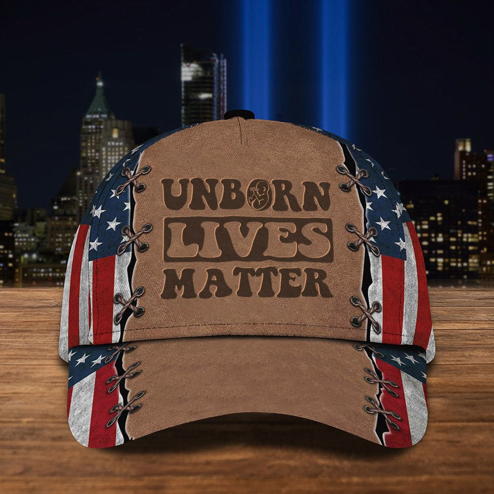 Unborn Lives Matter Hat Anti-Abortion Political Hat Pro-Life Cap Gifts For Him Her