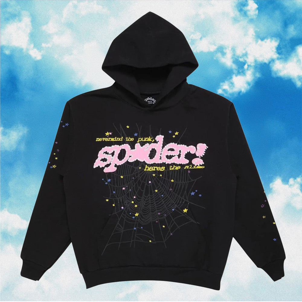 Spider Hoodie Black Sp5der Web Hoodie Spider Merch Gifts For Guys