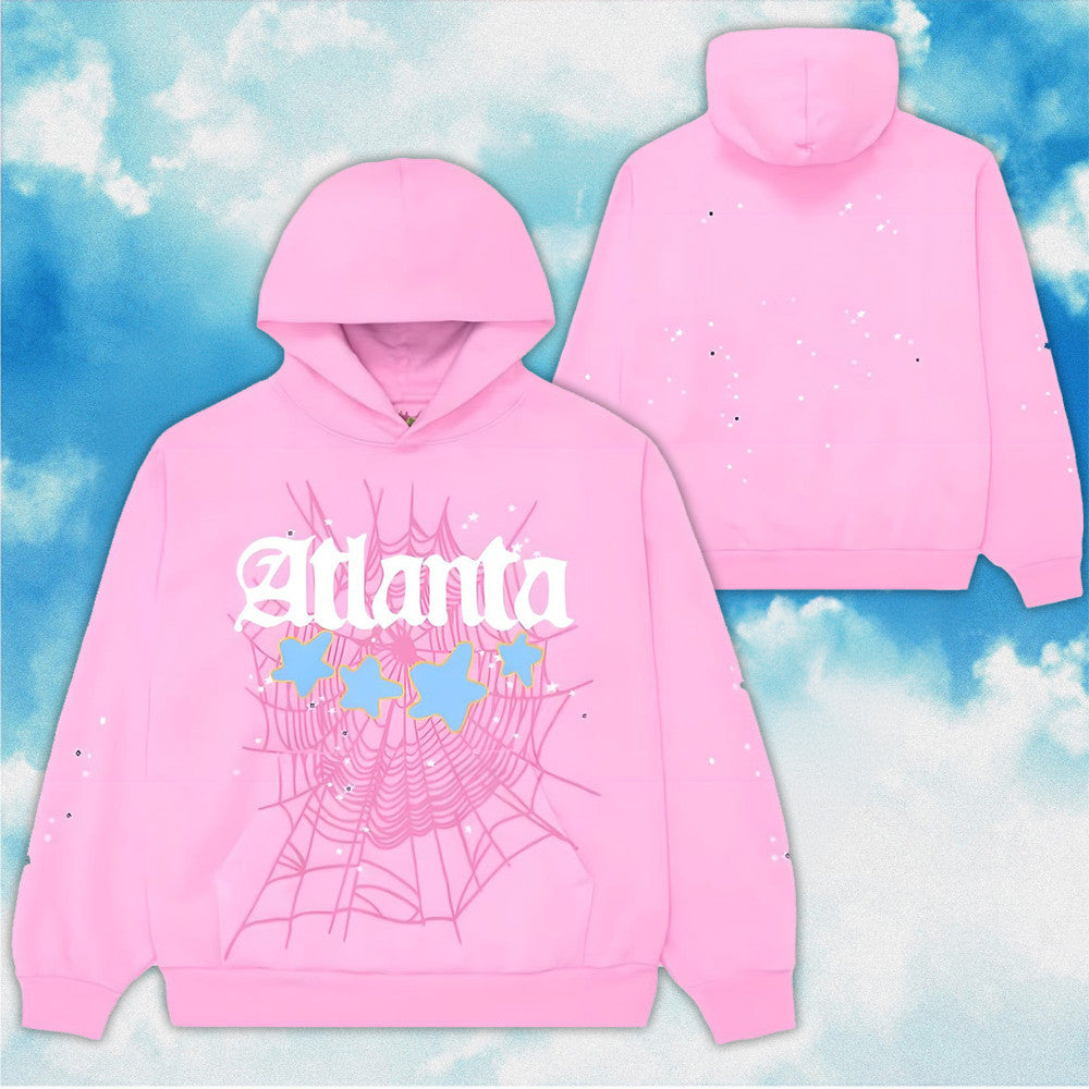 Sp5der Web Hoodie Pink Spider Web Hoodie Spider Merch Gifts For Wife