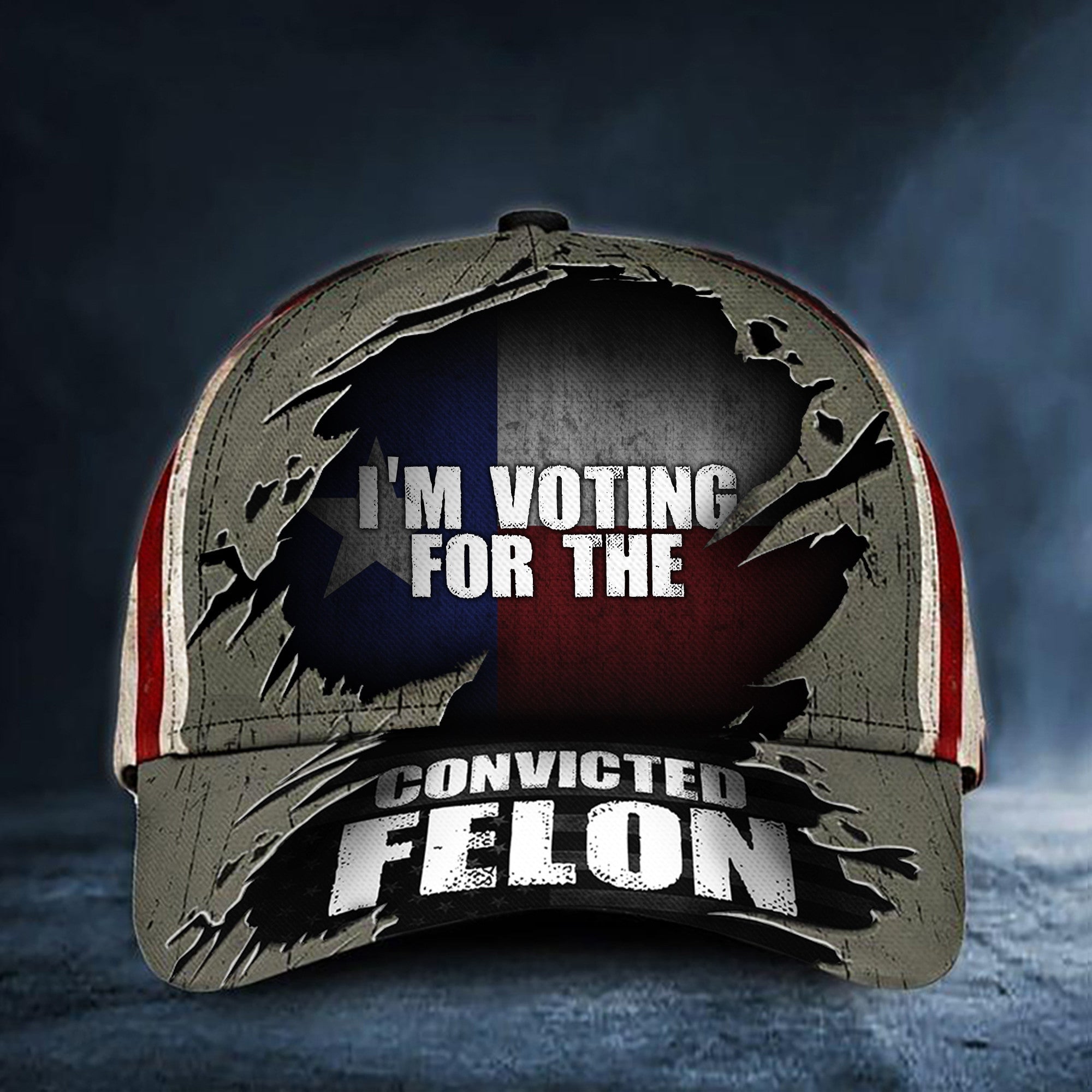 Texas I'm Voting For The Convicted Felon Hat Gift For Supporter