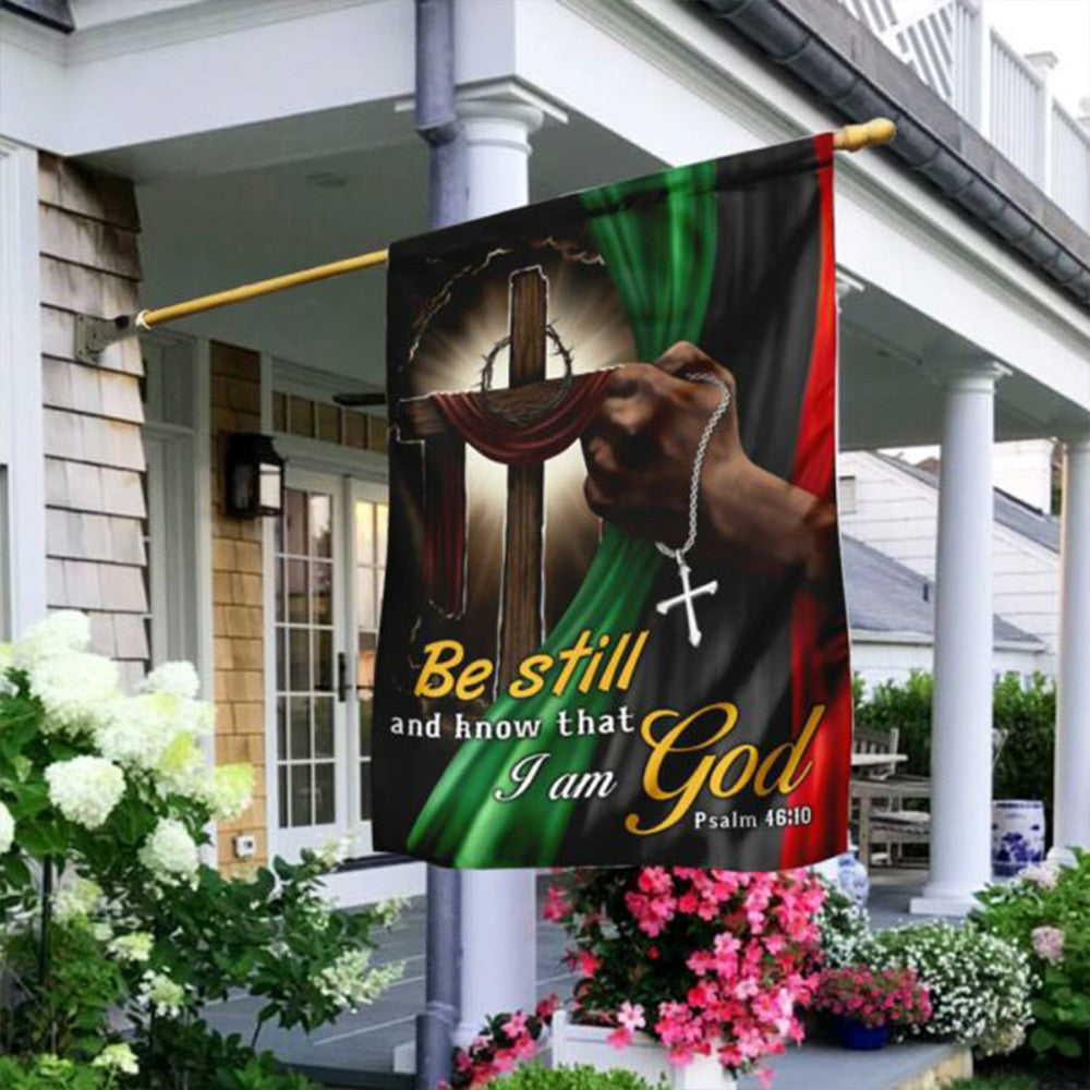 Be Still And Know That I Am God Juneteenth Flag African American Black History Month Flag