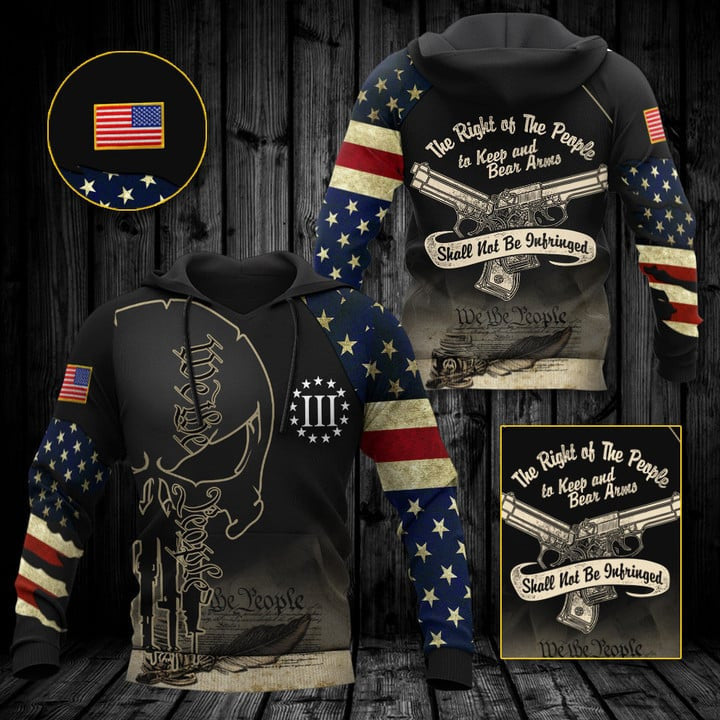 The Right Of The People To Keep And Bear Arms Hoodie We The People Apparel For Gun Lovers