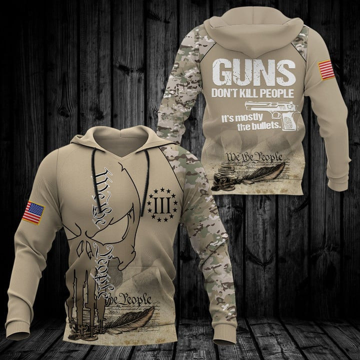 Guns Don't Kill People We The People Hoodie Right To Bear Arms Clothing Gifts For Brother