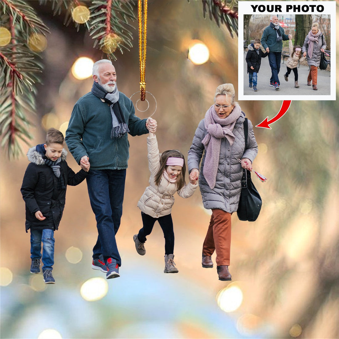 Personalized Photo Ornaments Family Christmas Ornament Great Gifts For A Family