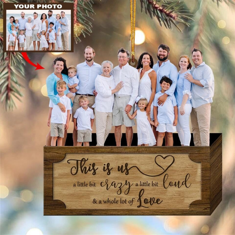 Personalized Family Christmas Ornaments 2023 This Is My Family Xmas Tree Decorations