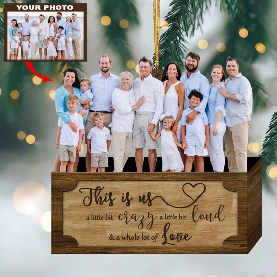Personalized Family Christmas Ornaments 2023 This Is My Family Xmas Tree Decorations