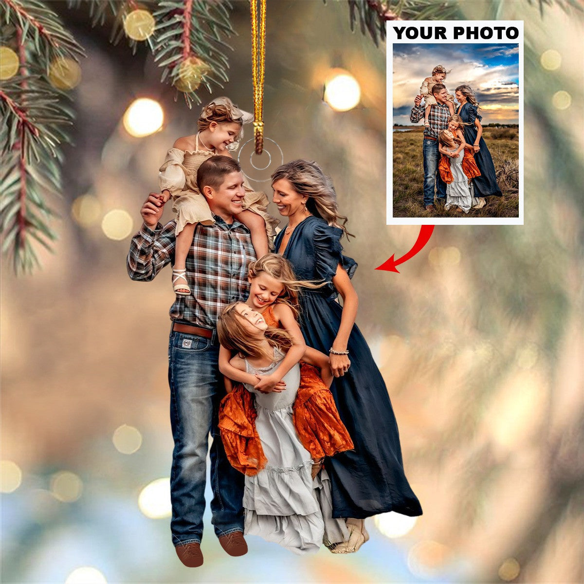 Custom Family Christmas Ornaments Christmas Ornaments With Pictures The Family Gifts