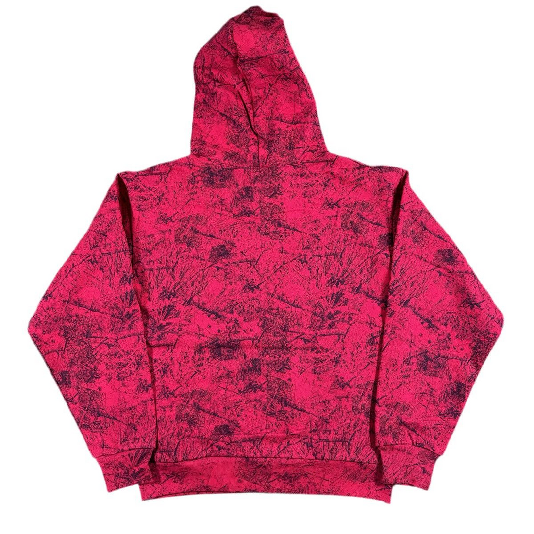 Red Camo SP5DER Hoodie Streetwear for Men Women Cotton Oversized Unisex Sweatshirt SP5DER Merch