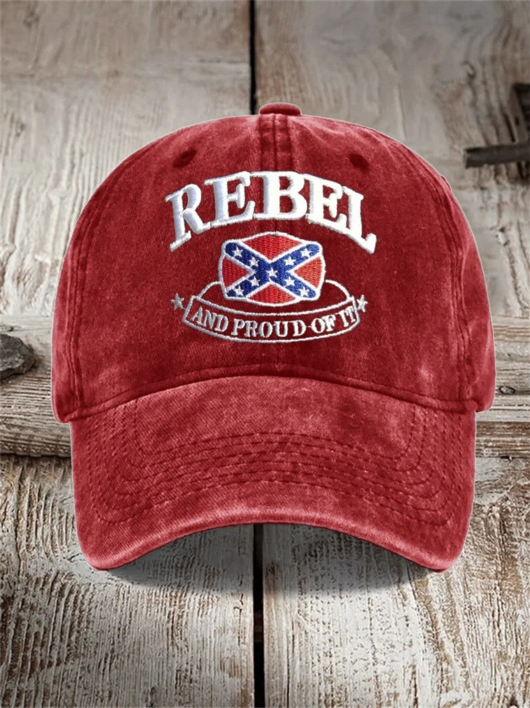 Old Dixie And Proud Of It Flag Embroidered Hat Proud Southern Cross Hat Lynyrd Skynyrd Merch