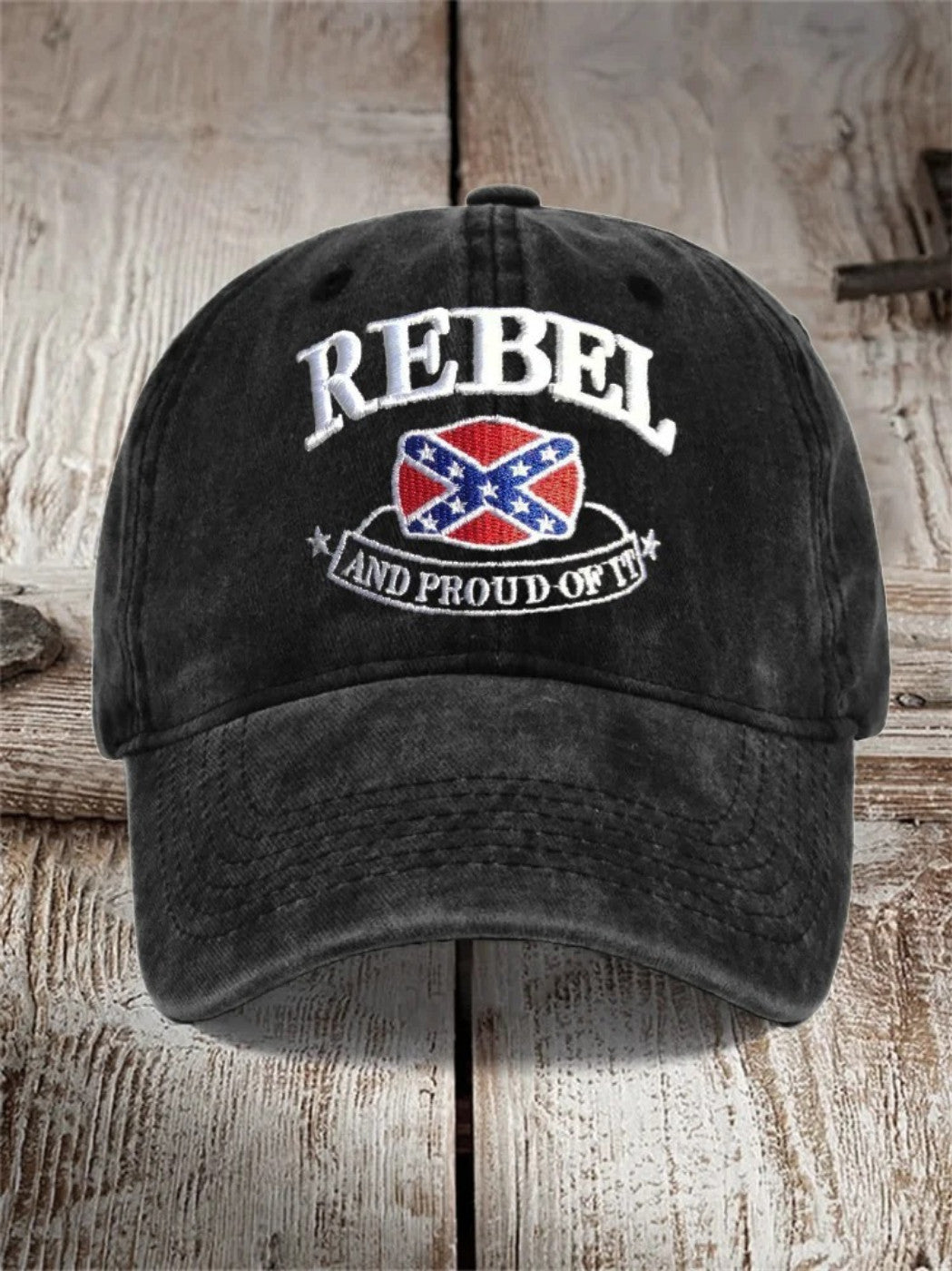 Old Dixie And Proud Of It Flag Embroidered Hat Proud Southern Cross Hat Lynyrd Skynyrd Merch