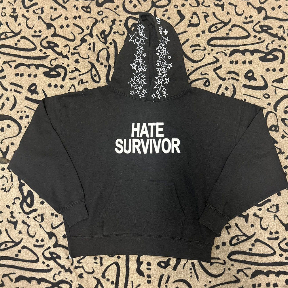 Hate Survivor Hoodie Drake Hate Survivor Stars Hoodie Gifts For Drake Fans
