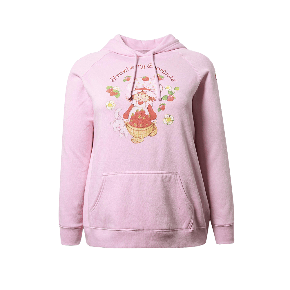 Strawberry Shortcake Hoodie Girl Cat And Strawberry Cute Hoodie Strawberry Shortcake Merch