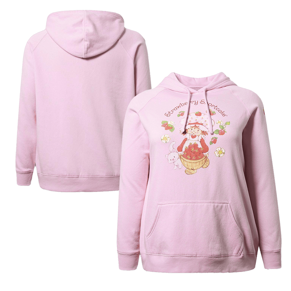 Strawberry Shortcake Hoodie Girl Cat And Strawberry Cute Hoodie Strawberry Shortcake Merch