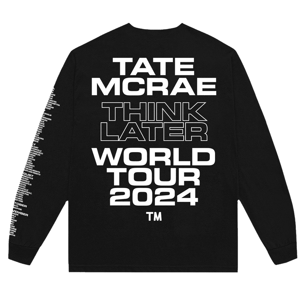 Tate McRae Merch Sweatshirt Tate McRae Think Later World Tour 2024 Sweatshirt Music Fan Gifts