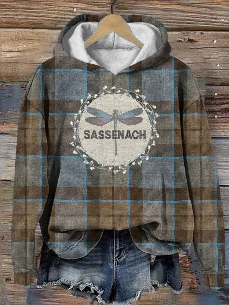 Outlander Merch Hoodie Dragonfly Sassenach Hoodie Outlander Birthday Gift for Husband
