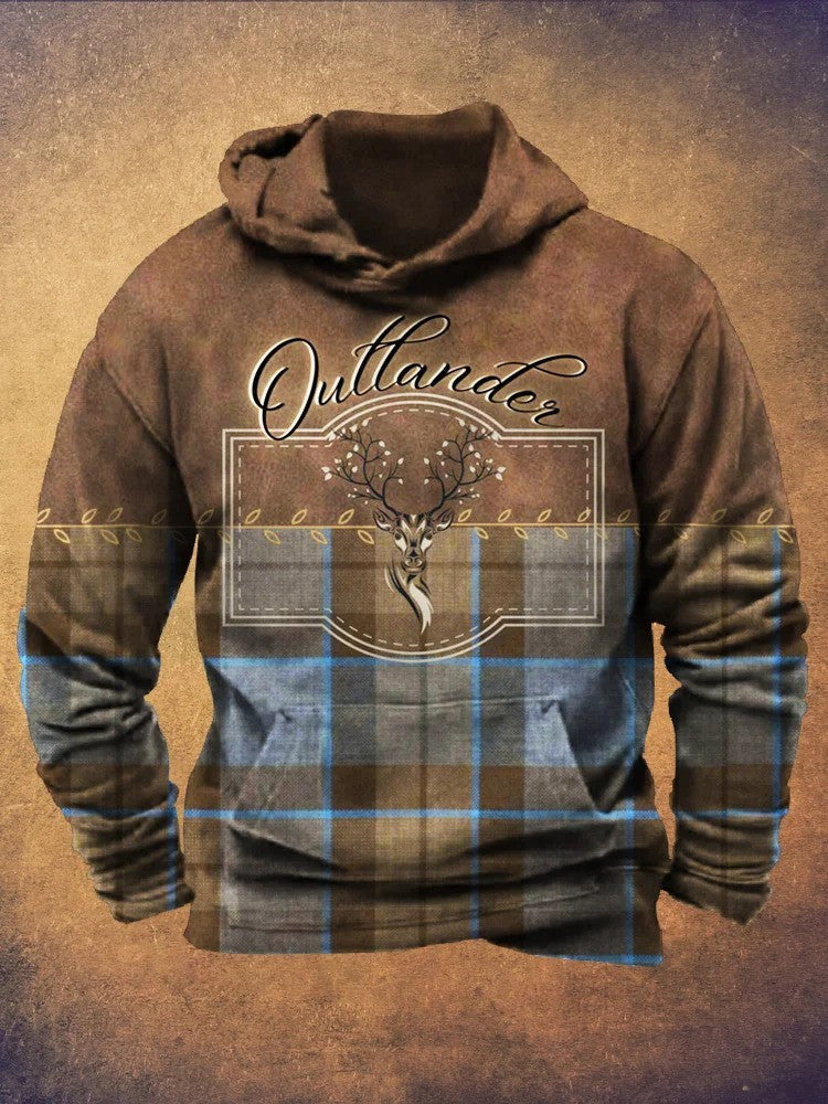 Outlander Merch Hoodie Deer Sassenach Hoodie Father's Day Gift for Husband