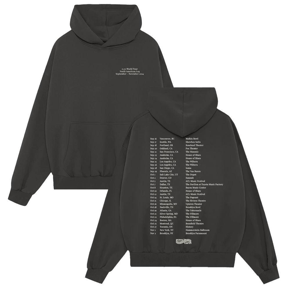 Wave To Earth Merch Hoodie Wave To Earth 0.03 World Tour Hoodie Retro Gift for Him