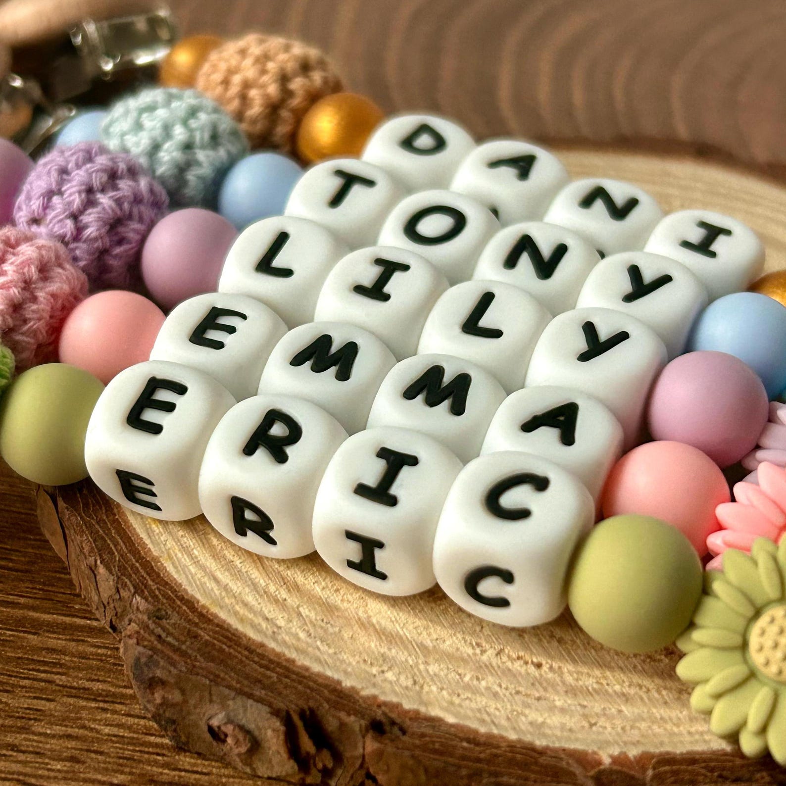 Personalized Pacifier Clip, Custom Dummy Clip, Pacifier Holder, Soother Clip, Binky Clip, Baby Shower Gift, Baby Gift, Newborn Gift