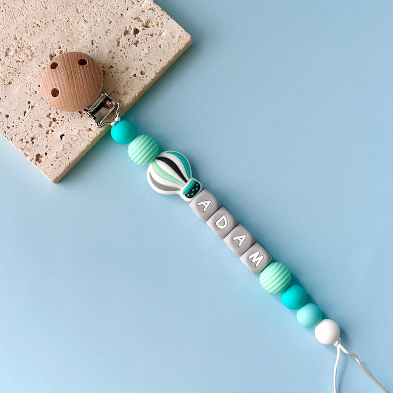 Personalized Pacifier Clip, Baby Pacifier Clip, Baby Gift, Personalized Soother Clip, Baby Binky Clips, Newborn Dummy clip, Birthday Gift