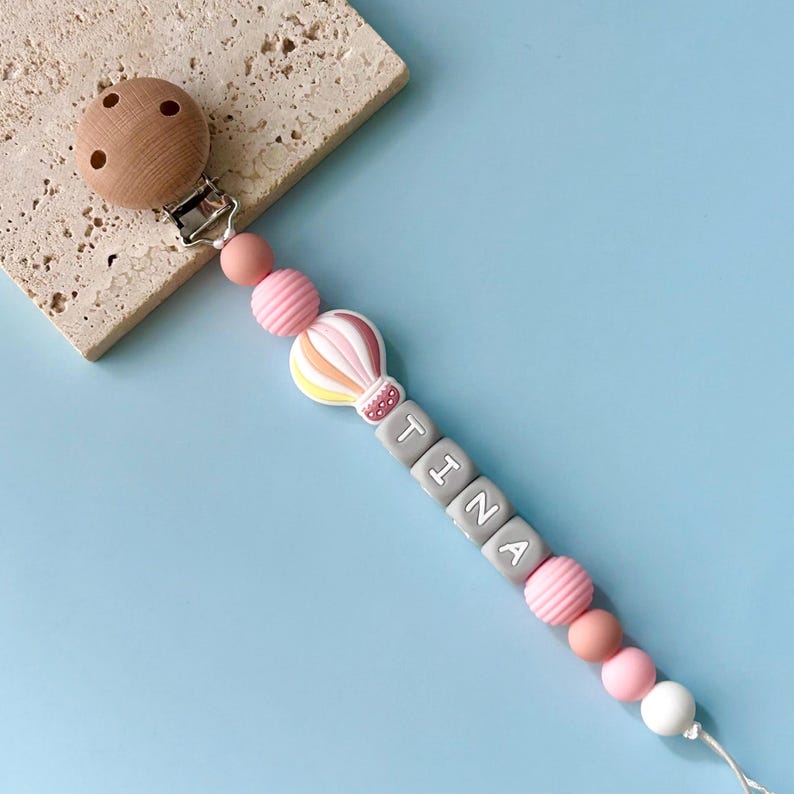 Personalized Pacifier Clip, Baby Pacifier Clip, Baby Gift, Personalized Soother Clip, Baby Binky Clips, Newborn Dummy clip, Birthday Gift